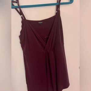 Torrid size 4 plum/wine babydoll style cami.